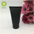 Black matte cosmetic tubes frosted cosmetic cap tube black skincare packaging